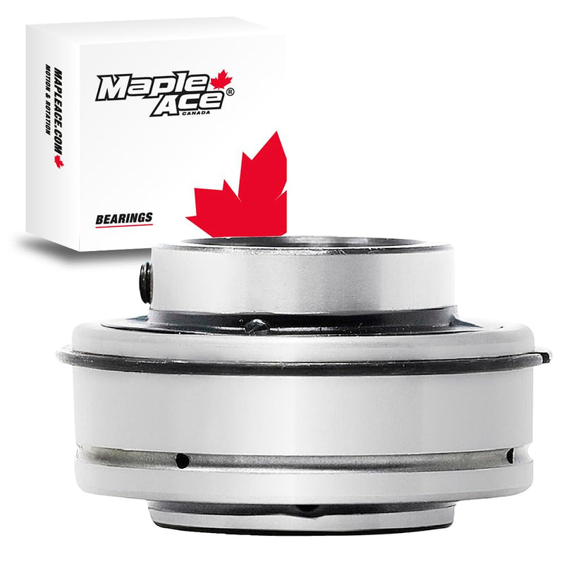 [Australia - AusPower] - MAPLE ACE SER204-12, ER12 Insert Bearing 3/4" Bore, Cylindrical OD with Snap Ring and Set Screws 1 