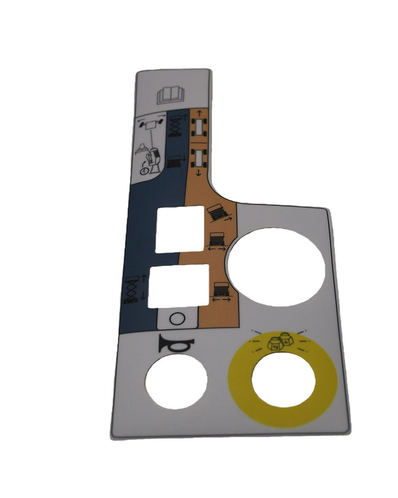 156885 156885SJ Skyjack Control Box Decal Control Box Pictorial Label Skyjack Parts Used for Skyjack Electric Scissor Lift SJIII3215 SJIII3219 SJIII3220 SJIII3226 SJIII4620 SJIII4626 SJIII4632...