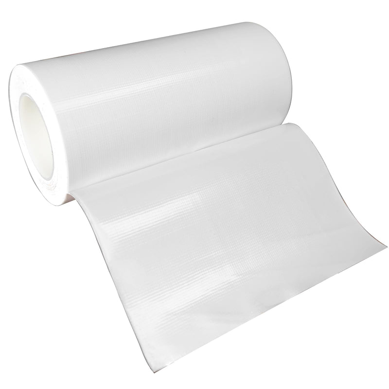 Tikfoam RV Awning Repair Tape for Tarp, Boat Covers,Tent, Sail Tape, Duct, Tear Repair Patch Kit, Waterproof, 5 Inch Wide 30FT Long, Reinforced White 5 inch x 30 ft
