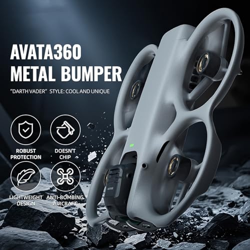Gimbal Bumper for DJI Avata 360 Drone PTZ Protective Bar Gimbal Lens Guard Anti-Collision Gimbal Camera Protector Aluminum Alloy Avata360 Safety Bumper Accessories