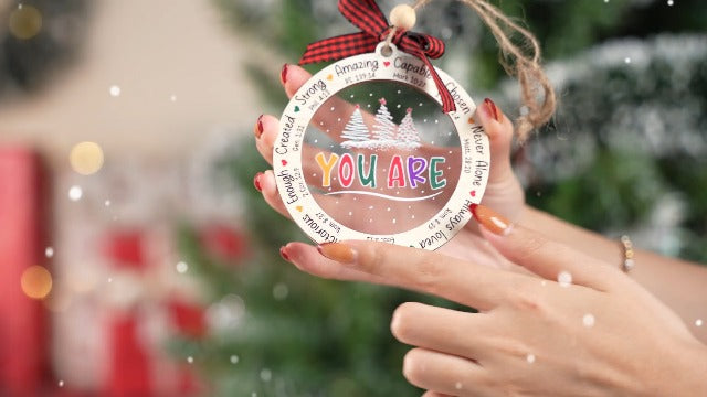 Christian Christmas Ornament, Religious Gifts for Women 2. Bible Verse
