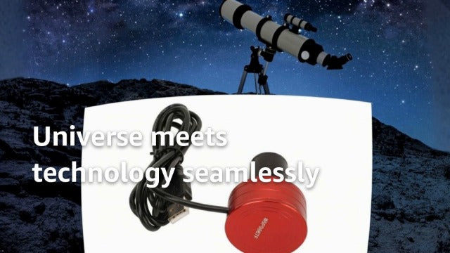 USB2.0 1.25inch Desktop Camera,1920x1080 2MP Digital Astronomy Telescope Lens, 5P9967F Electronic Eyepiece Camera for , for Linux, and for Android
