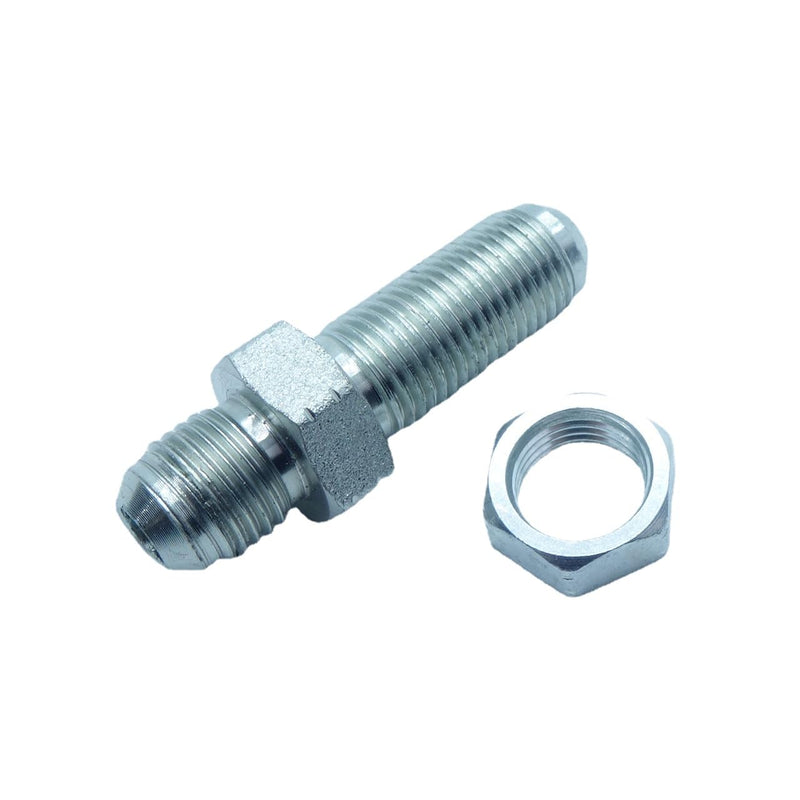 [Australia - AusPower] - 1 Piece 3/8#6 JIC 37° Male Flare to #6 3/8 JIC 37° Flare Bulkhead Union Adapter Straight Hydraulic Steel Fitting Connector 3/8 JIC x 3/8 JIC 1 