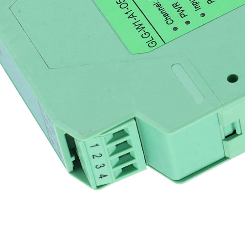 [Australia - AusPower] - GLG DC Signal Conditioner, DC Current Signal Isolator Transmitter, Low Power Consumption PLC Detect Signal Conditioner for Mechanical Equipment (One Input and one Output 4-20mA to 0-10V) One input and one output 4-20mA to 0-10V 