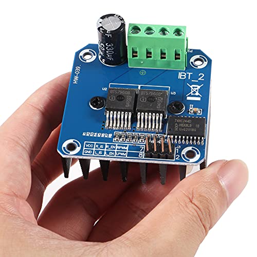 2pcs BTS7960 43A Dual H-Bridge Stepper Motor Drive Current Limit Control Semiconductor Refrigeration PWM for Smart Car Motor Drive for Arduino