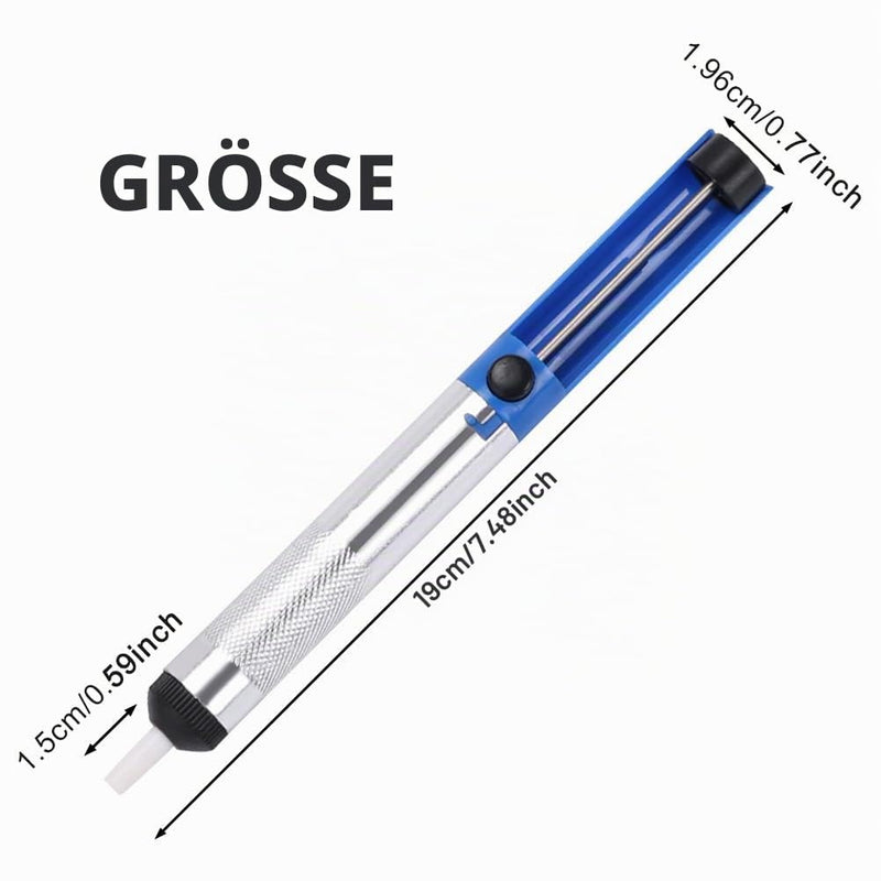 Desoldering Suction Pump, Antistatic Desoldering Pump, Desoldering Wick, Soldering Suction Suction, Soldering Extraction Pump, Desoldering Soldering for Professional Welders, Desoldering Valve Pump, Soldering Remover Tool
