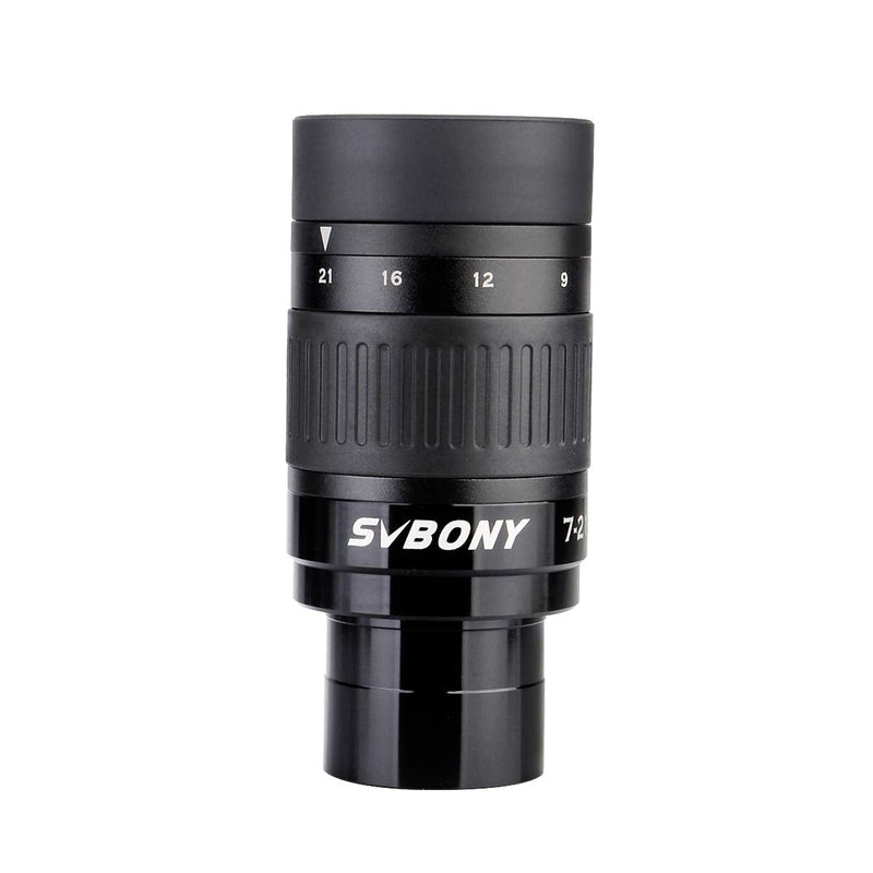 [Australia - AusPower] - SVBONY SV135 Zoom Eyepiece, Zoom 7 to 21mm 1.25 Inch Telescope Eyepiece, 6 Element 4 Group Telescope Accessories for Astronomic Telescopes Visual 7-21mm 