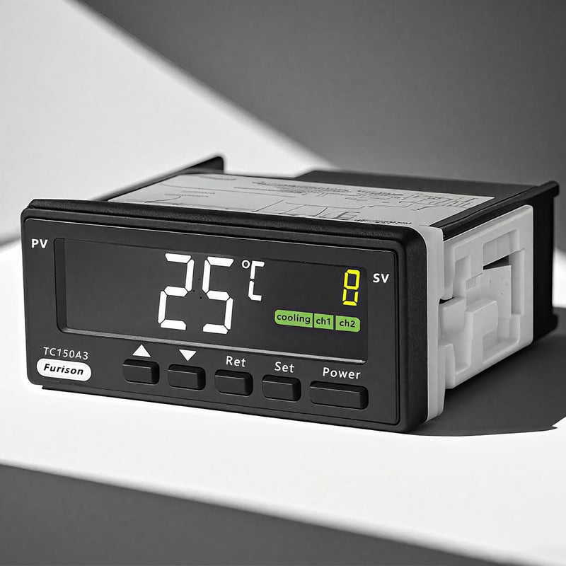[Australia - AusPower] - Refrigerator Temperature Controller, Fridge Freezer Thermostat - Digital Display, Precise Cooling Control for Home & Commercial Use, Easy Install, Energy Saving, 100~240V 