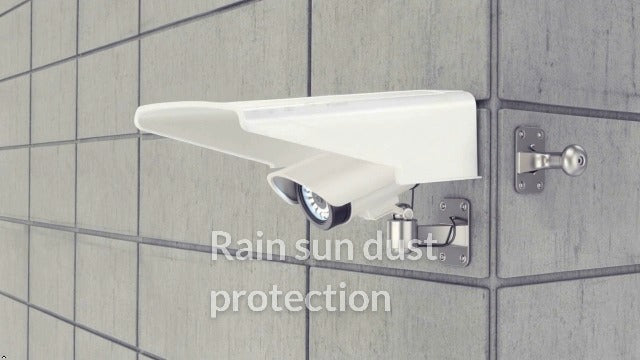Homsfou Universal Outdoor Camera Rain Cover 10.62X10.43X3.74In Weatherproof Security Camera Protector with Sun Shade and Installation Kit