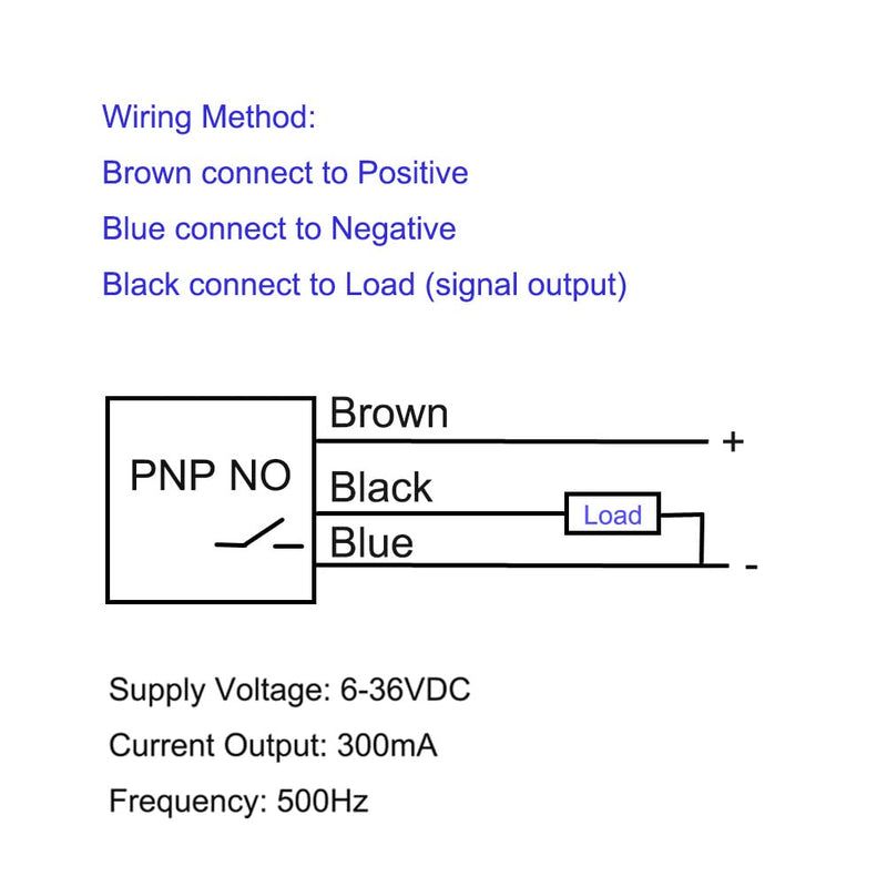 [Australia - AusPower] - Inductive Proximity Sensor M12 LJ12A3-4-Z/BX Normally Open Detection Approach Switch 4mm NPN NO 3 Wire DC 6V-36V (4 Pack) 