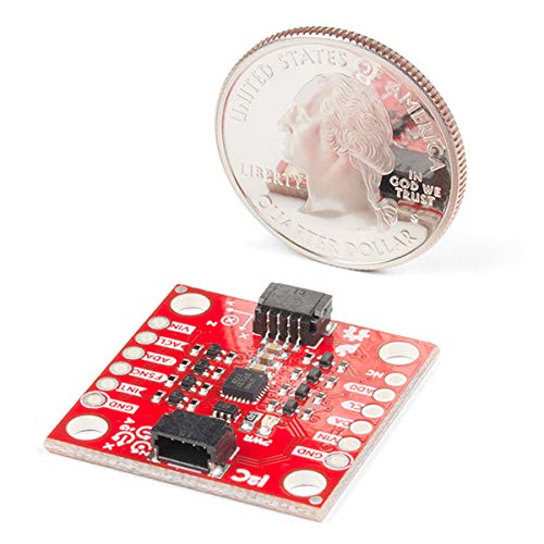 [Australia - AusPower] - SparkFun 9DoF IMU Breakout-ICM-20948 Low power I2C & SPI enabled 9 axis motion tracking Includes Logic shifter Qwiic connection GPIO pins Digital Motion Processor Accelerometer Gyroscope Magnetometer 