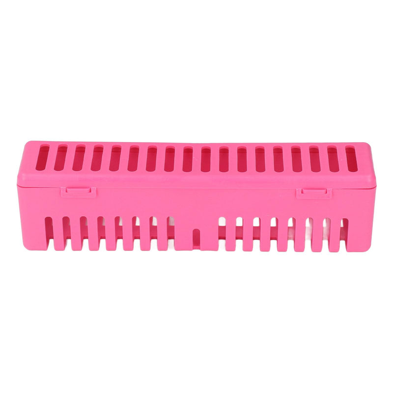 [Australia - AusPower] - Plastic Dental Autoclave Container, Dental Instrument Autoclave Box, Plastic Dental Box, Instrument Cleaning Container (pink) 