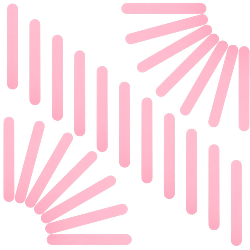 [Australia - AusPower] - 25pcs Tongues Depressors, Craft Sticks Plastic Tongues Depressor Sticks for Crafts,Scraper Spatulas Mouth Pink 