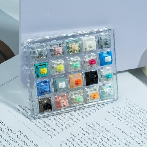 GATERON Keyboard Switches Tester(high Profile Mix he switches,20) 20PCS high Profile Mix he switches