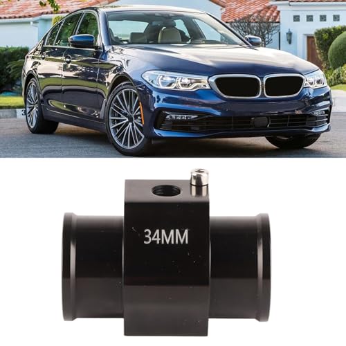 Alomejor 1.34 Inch M14 x 1.5 Hose Coolant Temperature Sensor Adapter Aluminium Water Hose Adapter with M14 Thread for a Coolant System