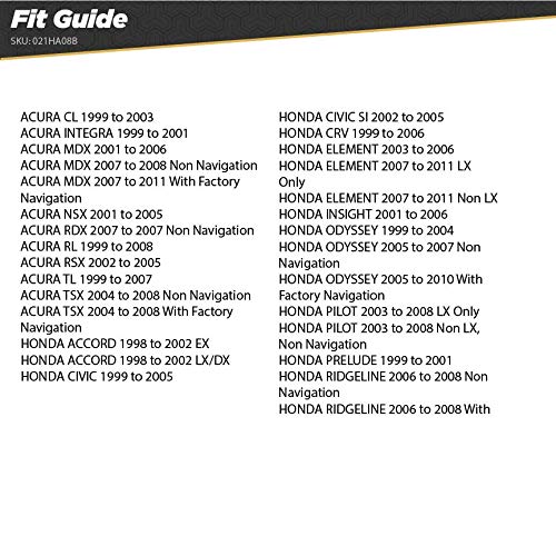 [Australia - AusPower] - Scosche HA08B Aftermarket Radio Wiring Harnessfor Select 1998-11 Acura and Honda - Aftermarket Radio Wire Harness for Car Stereo . Check Vehicle List Below for Your Model Standard Packaging 