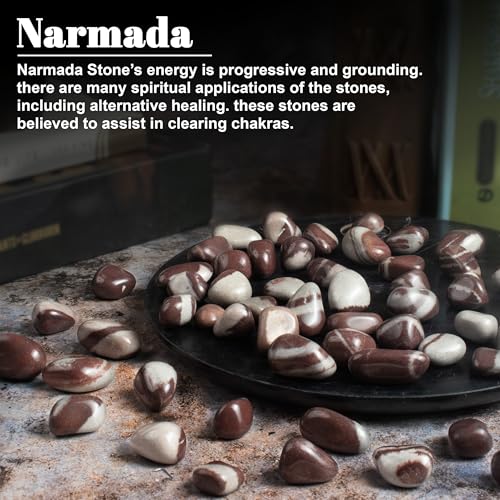 BEZAVO Tumbled Stones and Crystals Bulk 13 Pieces Set for Chakra Reiki Crystals Polished Stones Gemstones and Crystals Tumble for Gift Narmada