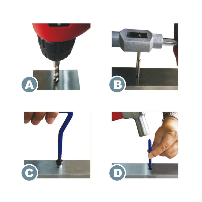 [Australia - AusPower] - HHIP 1011-0084 31 Piece 5/16-18 Helical STI Thread Repair Kit 5/16-18 31 Pc. Kit Thread Repair Kit - Inch 