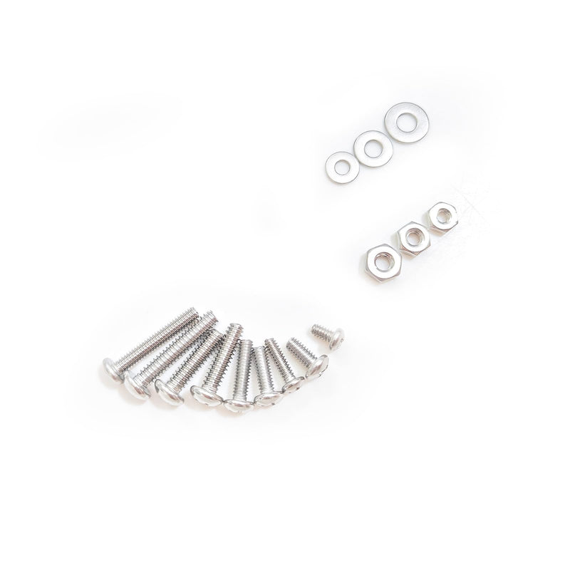 [Australia - AusPower] - 421Pcs Nuts and Bolts Assortment Kit,# 6-32# 8-32# 10-24 Phillips Pan Head Machine Screws Nuts Washers Assortment Kit, 304 Stainless Steel 421Pcs Machine Screws Sets 