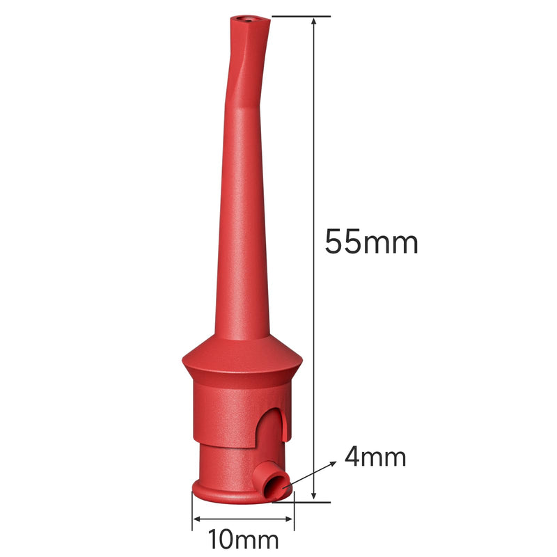 [Australia - AusPower] - Goupchn 20PCS Multimeter Test Hook Clips SMD IC Cable Welding Test Clip for DIY Electronic Components Testing Ten Colors 