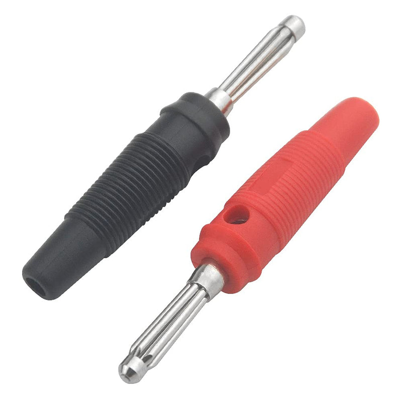 [Australia - AusPower] - WMYCONGCONG 12 PCS 32A High Current Screw Type 4mm Banana Plugs Stackable DIY Banana Connector Speaker Cable Adapter for Electric Test (12 PCS) 