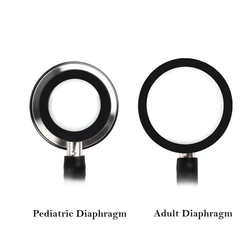 [Australia - AusPower] - Adult + Pediatric Diaphragm Replacement - Fits Classic III (3) and Cardiology IV Stethoscopes + 2 Extra Ear Pieces, Compatible with Littmann and Other Stethoscopes 