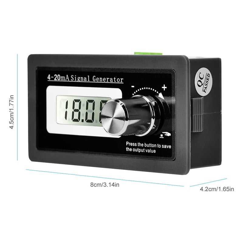 [Australia - AusPower] - Ouitble Signal Generator 4-20 MA High Accuracy Signal Generator Module LCD Two-Wire Portable Mini Converter Test Current Signal Converter 