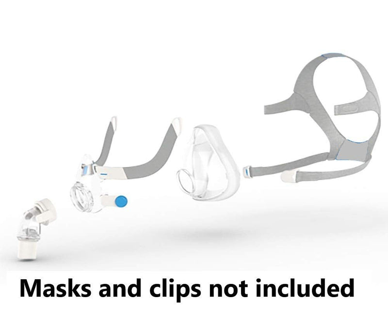 [Australia - AusPower] - CPAP Headgear Strap Compatible w/ResMed AirFit F20 – Adjustable CPAP Mask Strap for a Secure Fit – F20 Headgear Replacement for Great Sleep Therapy (Mask, Clips Not Incl) 
