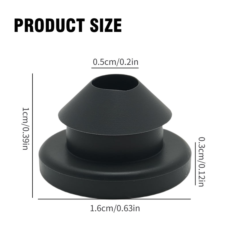 200 Pcs Cable Railing Kit Rubber Grommets Protector Sleeve Replacement for 1/8" 5/32" 3/16" Wire Rope Deck Cable Railing Kit for Indoor and Outdoor Metal Posts Black 200