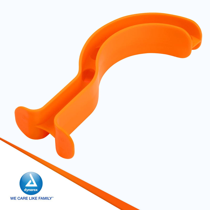 [Australia - AusPower] - Dynarex Berman Oral Airway Assist Device - Disposable Airway Adjuncts - Slotted Sides, Midway Opening, Color-Coded Bite Lock - 110mm Adult, 100-Count 