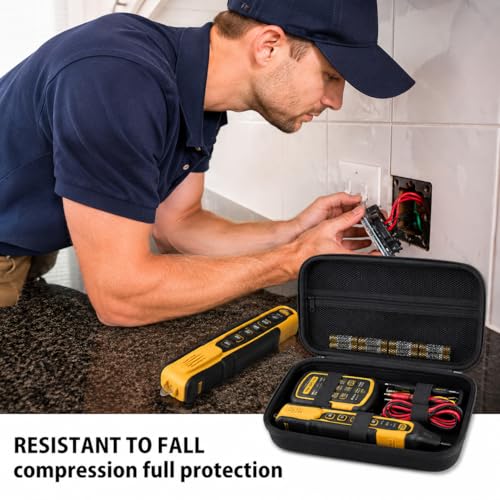 Case for Klein Tools VDV500-705/820/063 Wire Tracer Tone Generator,Bag Only Jet Black