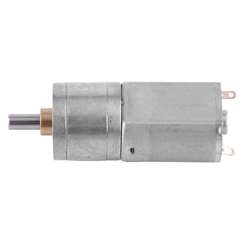 Geared Motor, Reversible High Torque Turbo Motor, DC 12V, Electric Speed Reduction Gearbox Motor, 15/30/50/100/200 RPM (12V 50RPM) 12V 50RPM