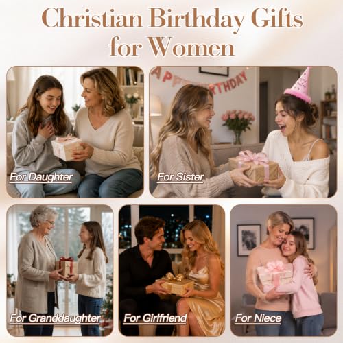 NZKNP Christian Gifts for Women Friend Sister, Friendship Cross Necklace Gold - Friend