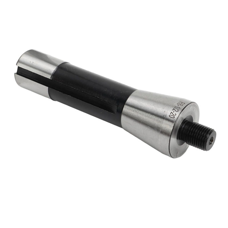 [Australia - AusPower] - Drill Chuck Arbor R8 Shank to 1/2in Threaded 20mm Length Manganese Steel Mill Arbor Adapter 