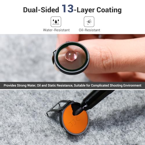 JJC Neo Drone CPL ND Filter Set, CPL ND8 ND16 ND32 Polarizing Neutral Density Filters Kit for DJI Neo Drone Fly More Combo, Multi Coated HD Optical Glass Filter with Lightweight Aluminum Frame CPL+ND8+ND16+ND32