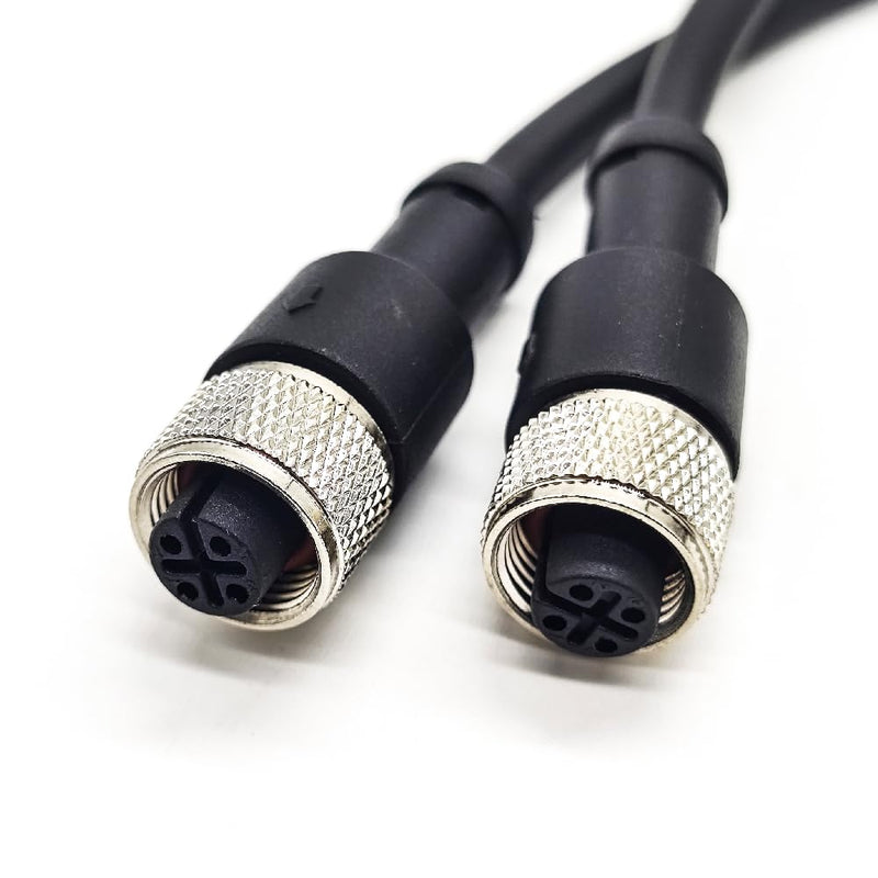 [Australia - AusPower] - M12 Connector 5 Pin A-Code Female to Female Double Ended Cable 1M/3.3ft 5 Pin A-Code Female to Female 1M/3.3ft 