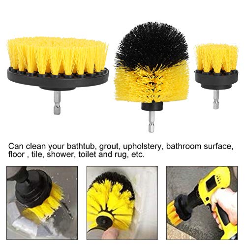 Latest 18Pcs Electric Drill Brush Set Multifunction Power Cleaner Scrubber Attachments Home Cleaning Supplies Suitble for Cleaning Bathtub, Grout