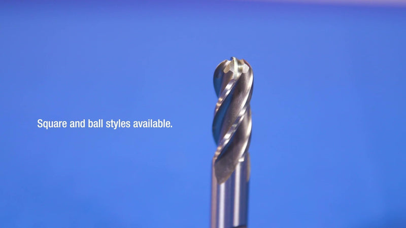 Drill America 20.00mm High Speed Steel 4 Flute Single End End Mill, DWC Series 3/4 Inches 4-1/8 Inches Unfinished 1 DWC20MM-4FSE