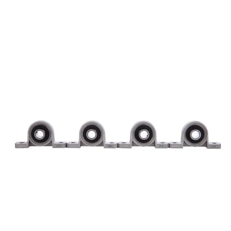 [Australia - AusPower] - Eowpower 4Pcs 8mm Bore Diameter Ball Mounted Pillow Block Insert Bearing 