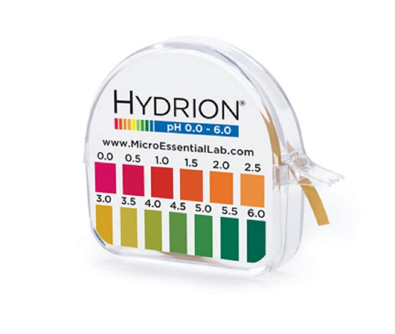[Australia - AusPower] - Hydrion S/r Dispenser 0.0-6.0 Ph Range 96 - 15 Ft Roll w/ Color Chart/ Dispenser 