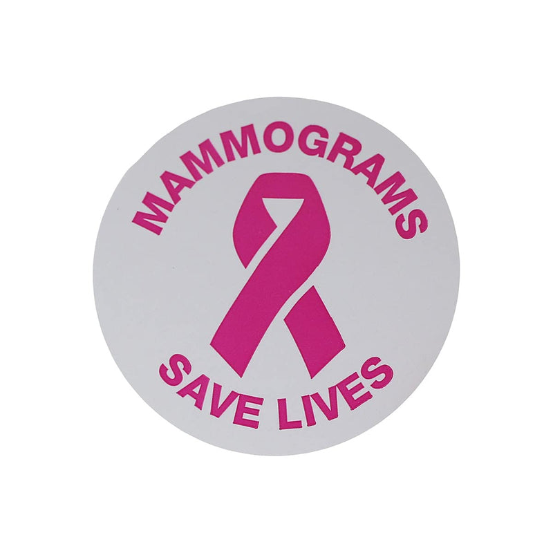 Mammograms Save Lives Medical Healthcare Diagnostic Labels 2 Inch 500 Total Stickers