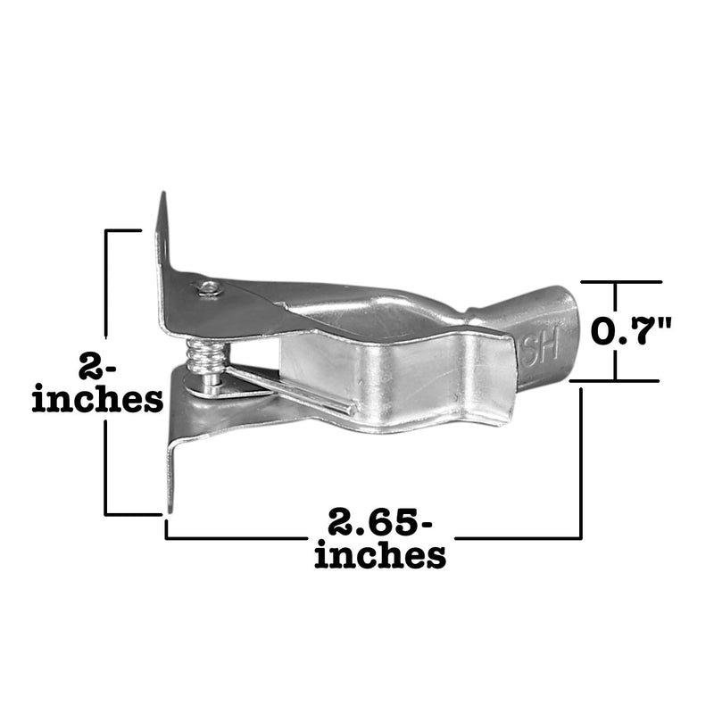 [Australia - AusPower] - Harrier Wall-Mount Spring Clamps for Tools, Rakes and Brooms, 10-Pack 