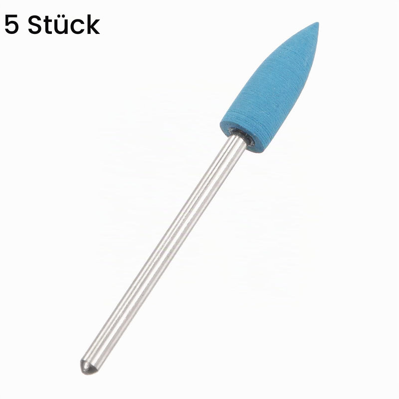 sourcing map Sanding Disc 6mm Diameter 2000 Grit Pack of 5 | Silicone rubber pointed polishing head