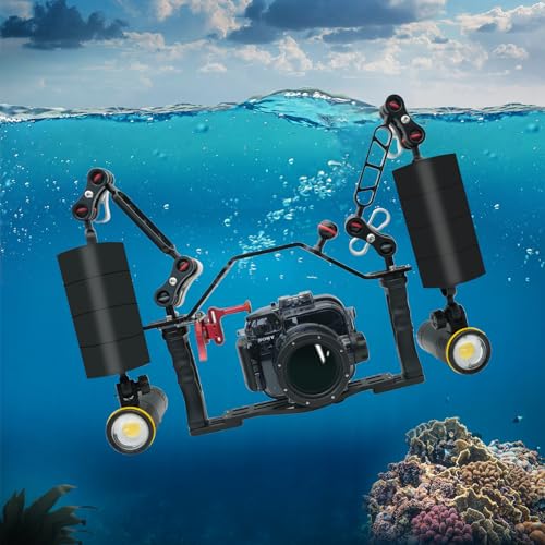 nitescuba FAXS Jumbo Float Kit Buoyancy Underwater Float for Ultralight/INON/Sea&Sea Arms/WEEFINE/MINIFOCUS Arms Faxm3.15 X 1.5inch