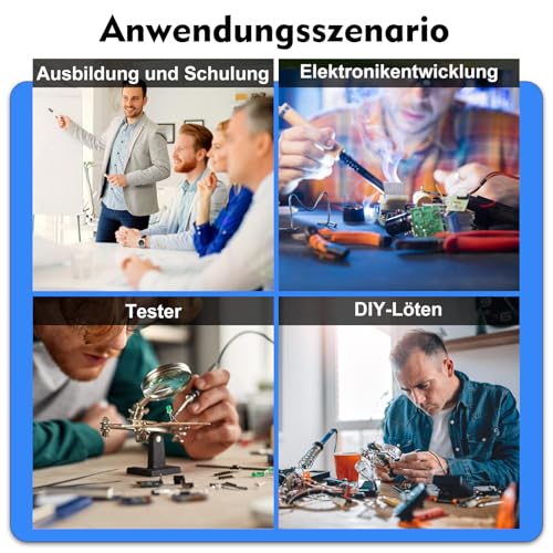 PEMENOL DIY Breadboard Power Supply Soldering Kit Electronic Kit 1.5V/3.3V/5V/12V/Adjustable Voltage Output Module Soldering Learning Laboratory Tests, School Projects, Technical Applications