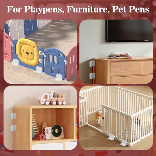 Haizusai hollow-wall anchors for playpen stabilizers, anti-tip furniture anchors, cabinets, and childproofing safety setup