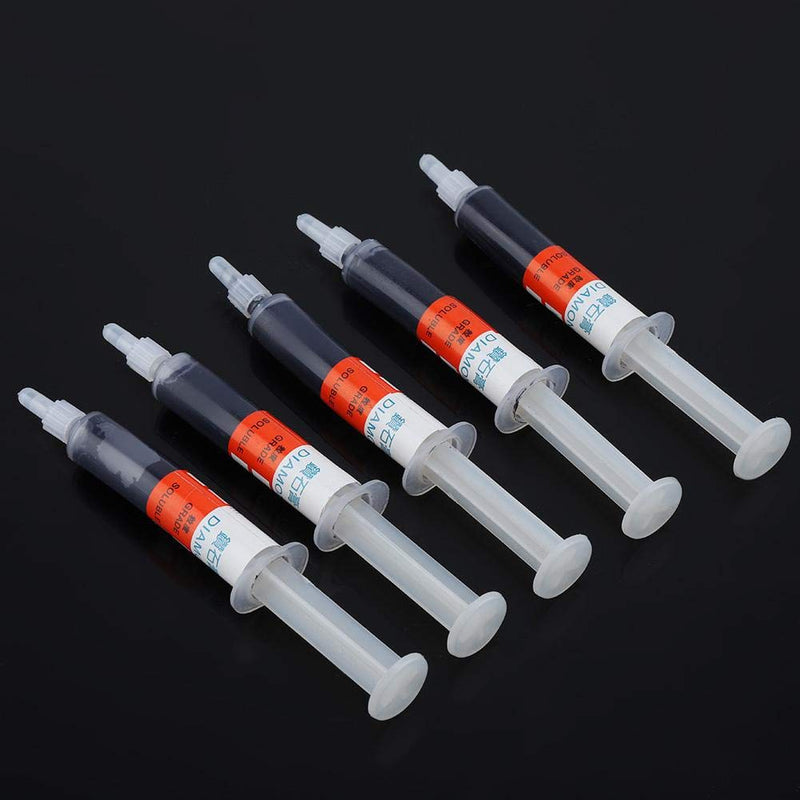 [Australia - AusPower] - 5pcs W40#320 Diamond Abrasive Polishing Paste Lapping Paste Grit Diamond Polishing Paste 