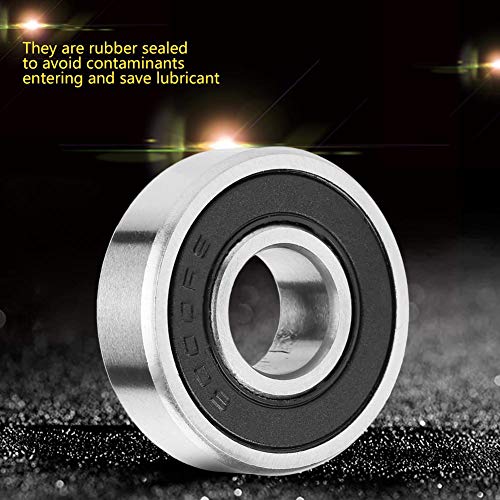 1/4× 1" bearings for glider ◈ Akozon 10pcs Deep-groove Ball Bearings 6000-2RS Rubber Sealed 10mm*26mm*8mm