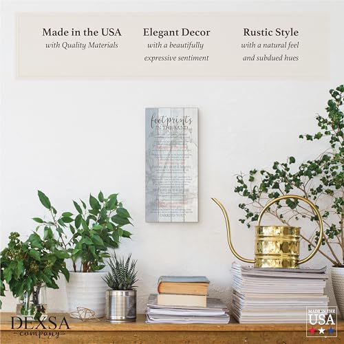 DEXSA Footprints…New Horizons Wood Plaque | Made in the USA