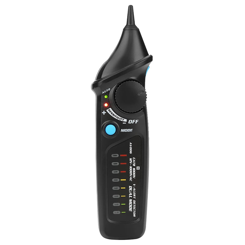 [Australia - AusPower] - Voltage Pen, AVD06 AC12-1000V Smart Non Voltage Detector Electric Testing Detector Dual Mode Check Electroscope Induction, Voltage Testers 
